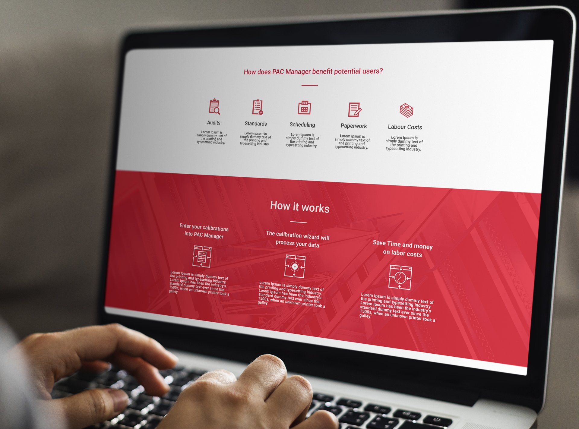 PAC Manager UI/UX case study visual 3