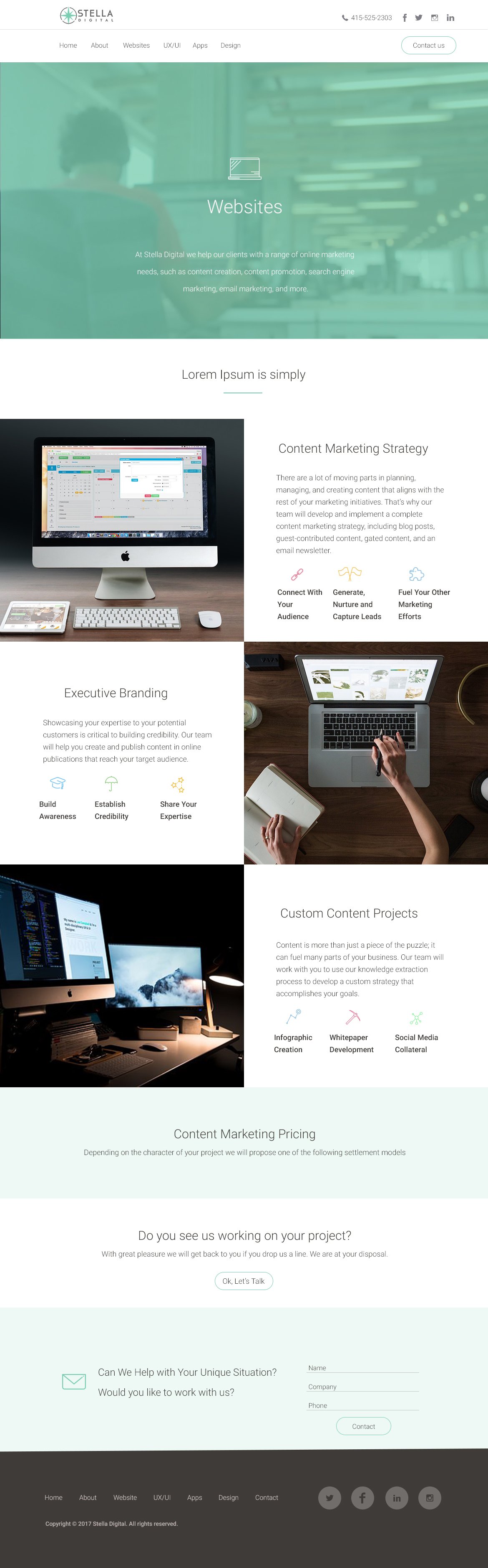 Stella Digital UI/UX case study visual 1